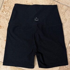 Beyond Yoga Black High-Waisted Bike Shorts
